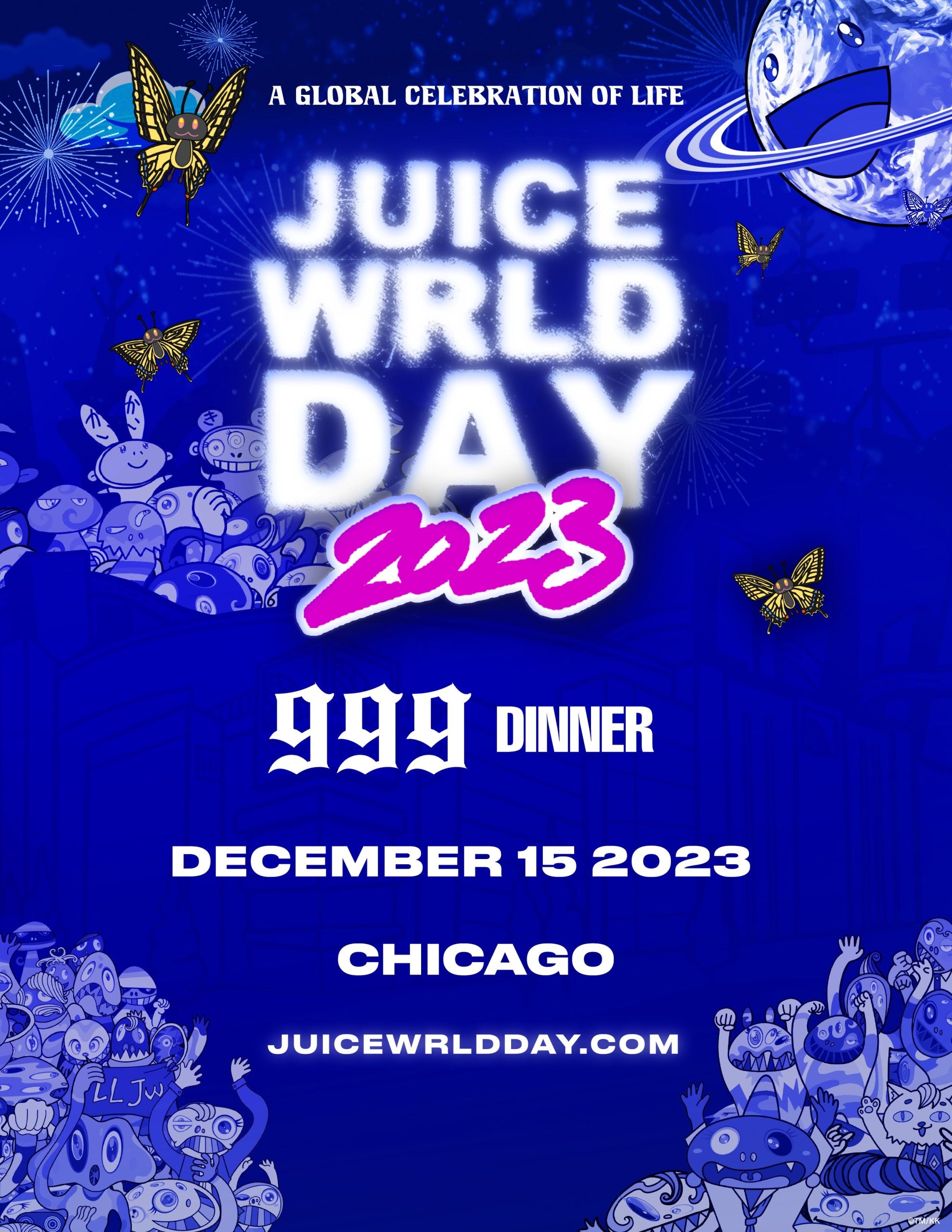 JUICE WRLD DAY 2023 EXCLUSIVE VIP EXPERIENCE PASS Juice WRLD 999 CLUB